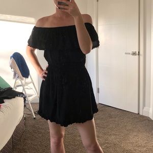 Victoria’s Secret black strapless dress